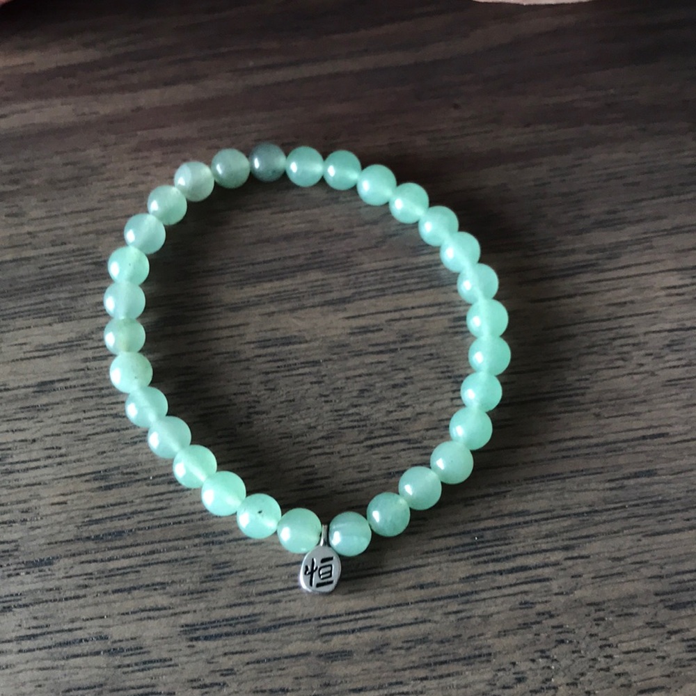 Pastel Green Beaded Bracelet